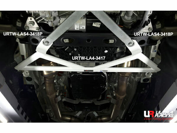 Mercedes C205 C250/C300 (Coupe) 2.0T 15-21/C63 S 4.0TT 14-21/C200 2.0 14-21 2WD UltraRacing 4-Point Front Lower Brace (3417)