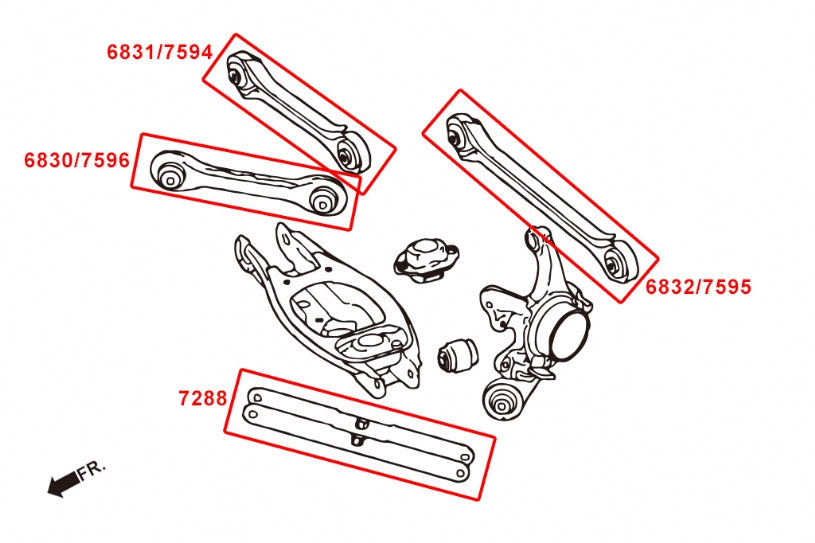 Rear Trailing Arm Bmw 1 Series, 3 Series
