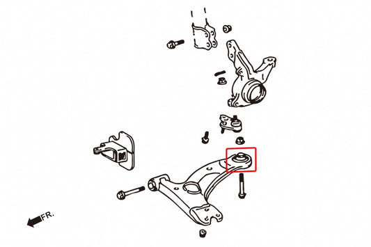 Front Lower Arm Bushing Toyota Corolla/altis/auris, Wish