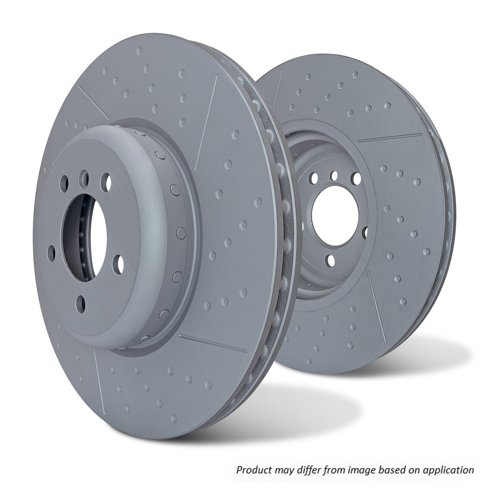 GD2069R - EBC GD Dimpled & Slotted Brake Discs; Front