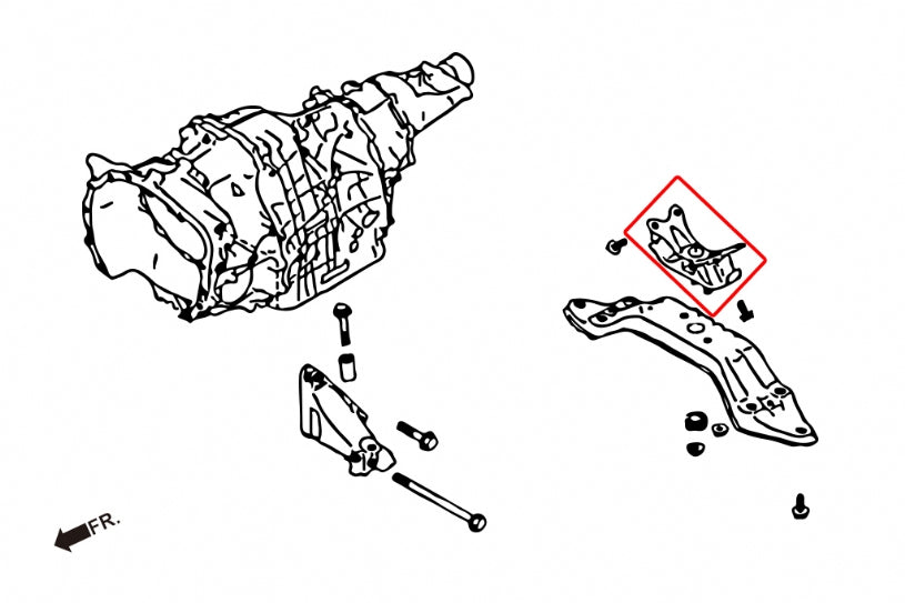 Rear Tranmission Mount Subaru