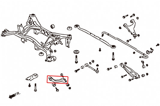 Rear Traction Rod Subaru