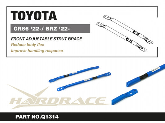 Front Strut Brace Toyota 86, Subaru BRZ