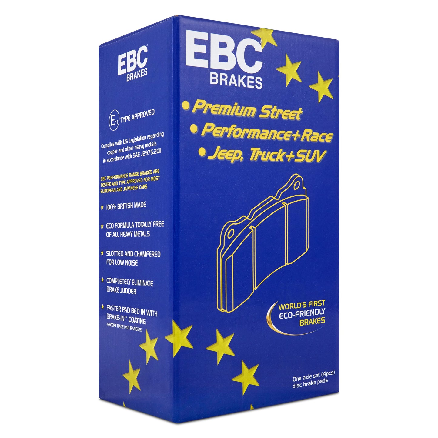 DP21003 - EBC Greenstuff 2000 Brake Pads; Rear