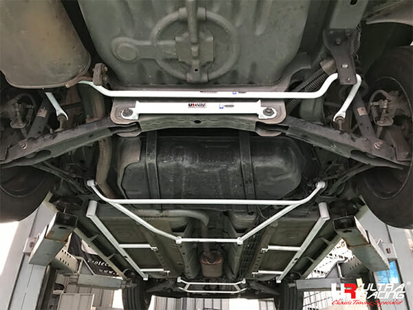 Proton Gen 2 1.6 04-12/Persona 1.6 07-16/Waja 1.6 00-11 2WD UltraRacing 4-Point Rear Lower Bar (251)