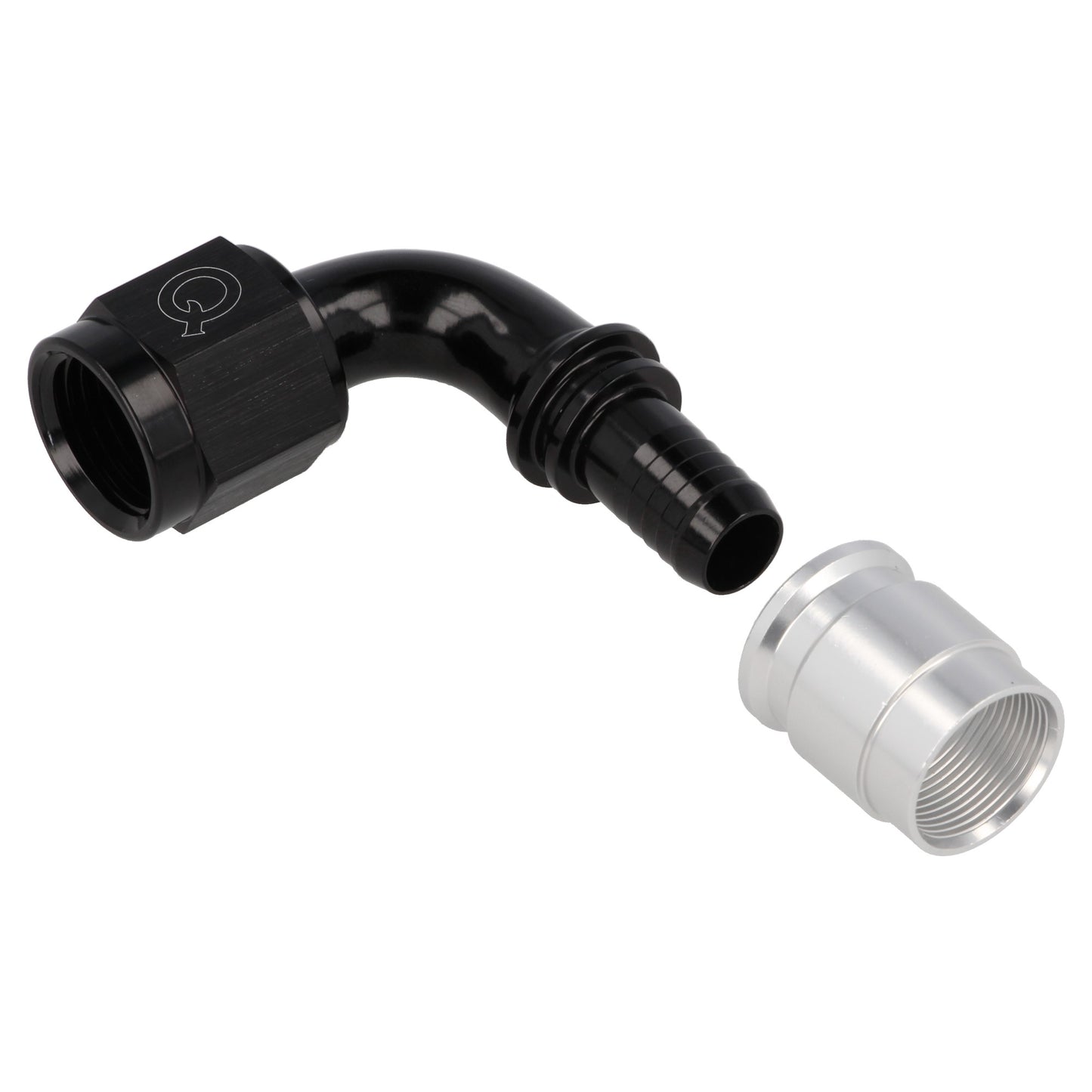 shrink hose adapter PTFE 90° AN10