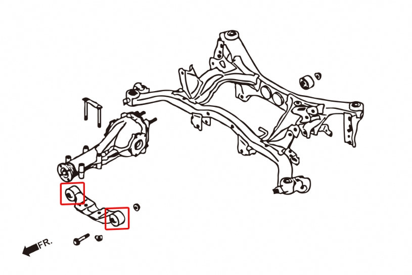 Rear Sub-frame Bushing Subaru
