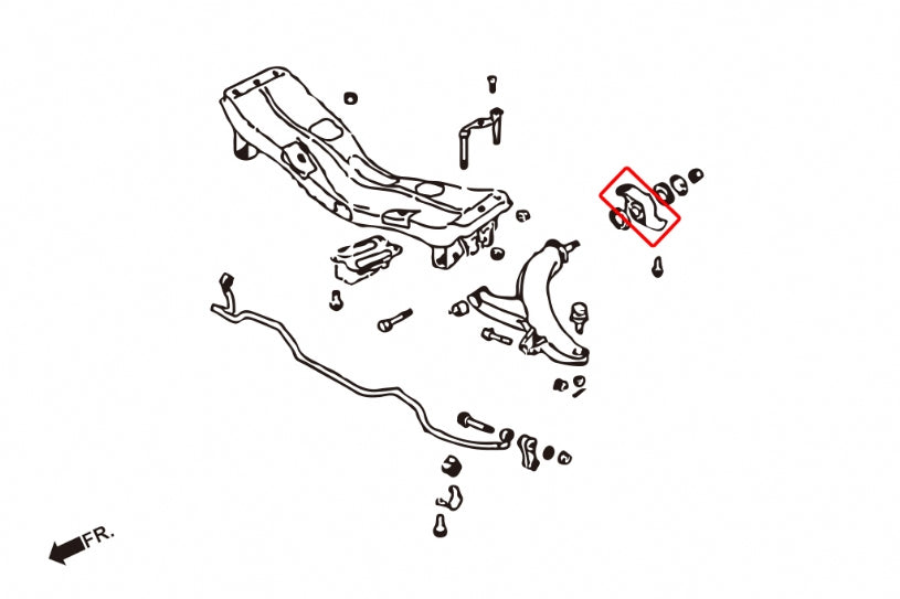 Front Lower Arm Bushing-big Subaru Impreza, Legacy/outback
