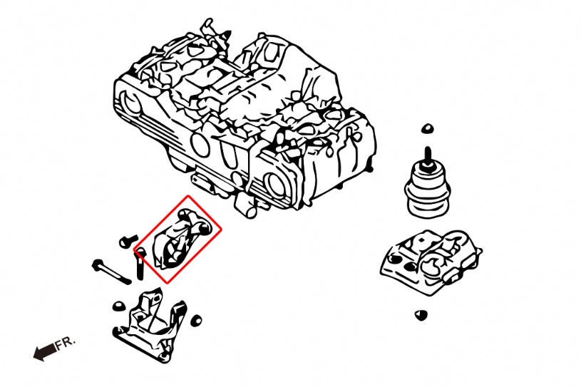 Front Engine Mount Subaru Legacy/outback