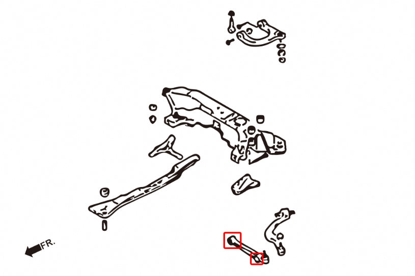 Front Lower Arm Bushing Mitsubishi Eclipse, Galant