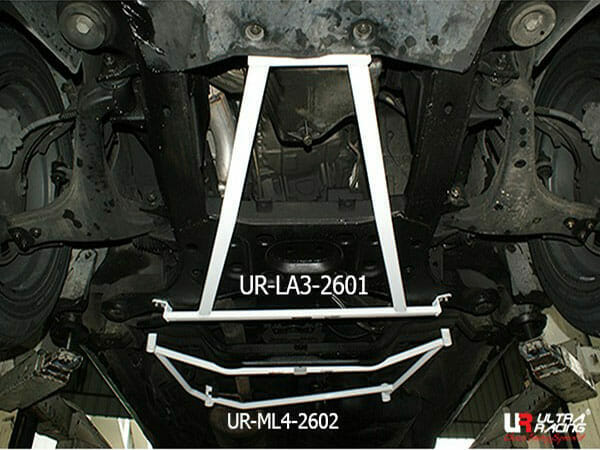 Ssangyong Rodius/Stavic 2.7D 4WD 04-12 UltraRacing 3-Point Front Lower Brace (2601)