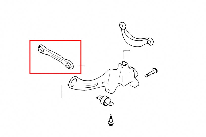 Rear Toe Control Arm Ford, Mazda, Volvo