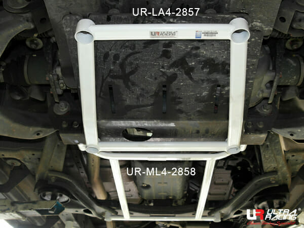 Isuzu D-MAX (RT50) 2.5D/3.0D 4WD 12+/MU-X 2.5 13-21 UltraRacing 4-Point Front Lower Brace (2857)