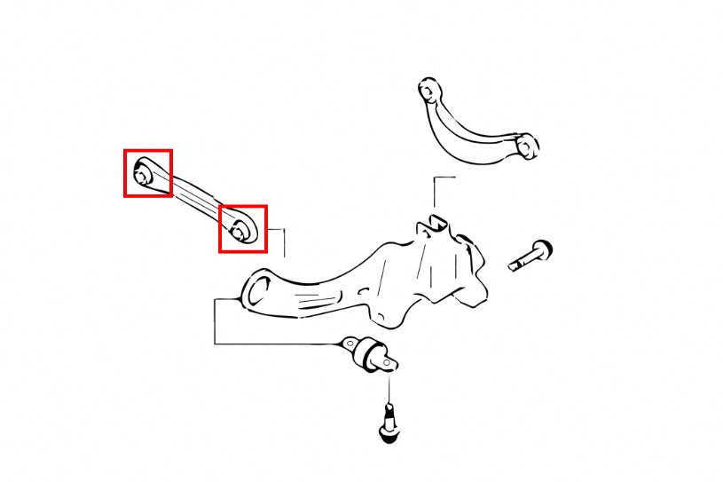 Rear Lateral Arm Bushing -toe Ford, Mazda, Volvo