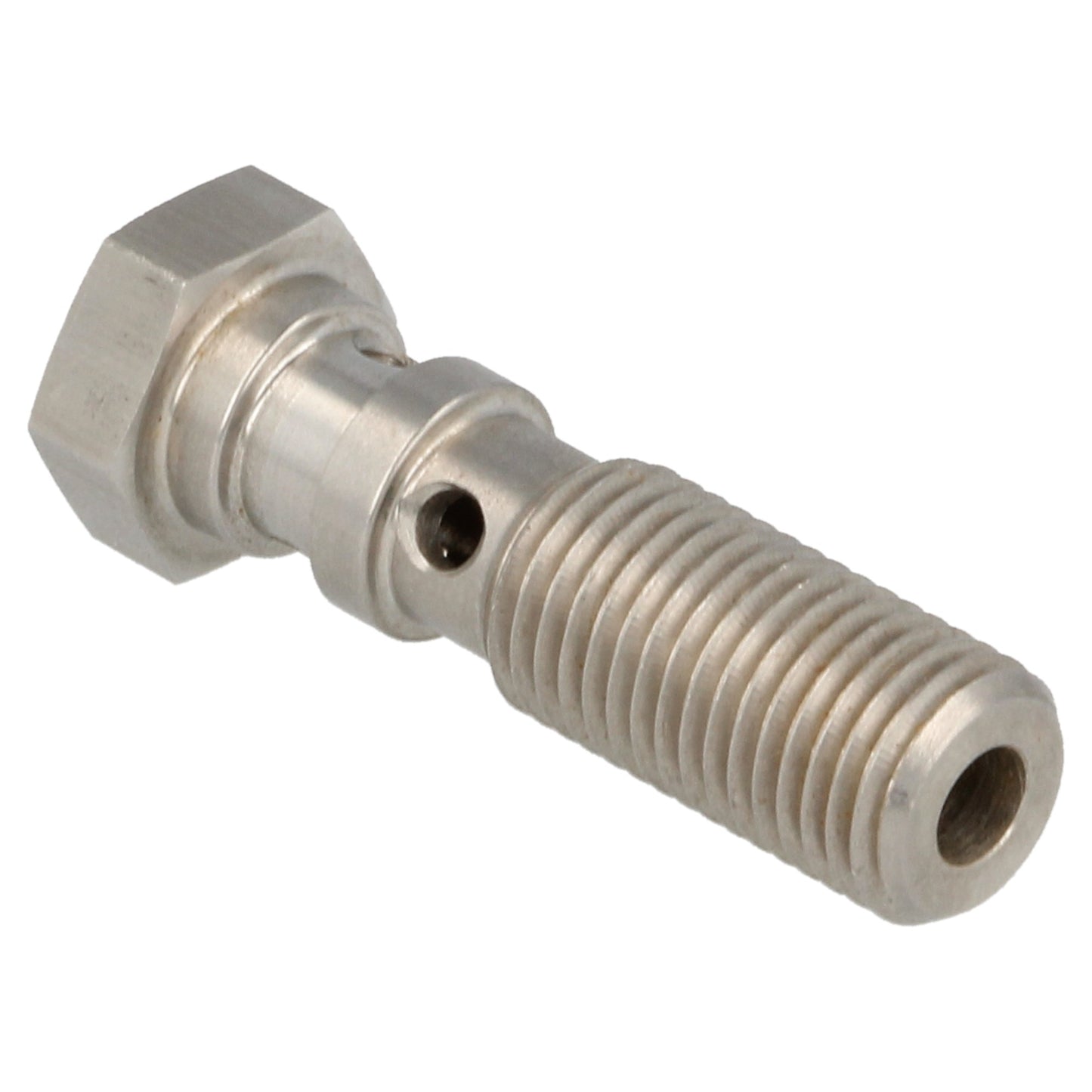 stainless steel banjo bolt double 38.5 mm long M10 x 1.0