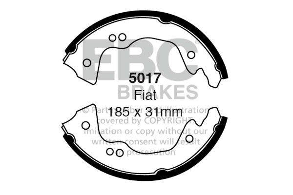 5017 - EBC Brake Shoes;