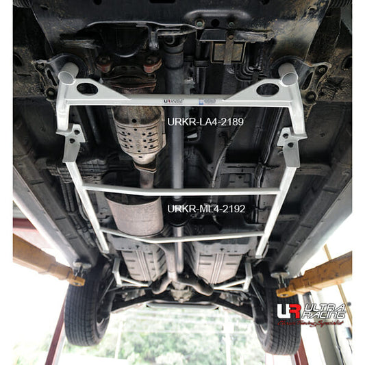 Hyundai Santa Fe (CM) 2.2D 07-13/Veracruz 3.0D 07-15 4WD UltraRacing 4-Point Mid Lower Brace (2192)