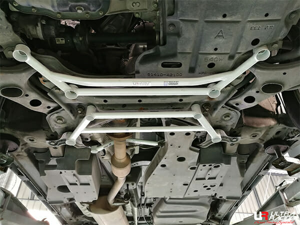 Lexus NX 200T/300 (AZ10) 2.0T 14-21/Toyota Harrier 2.0/2.5 13-20 2WD/4WD UltraRacing 4-Point Front Lower Brace (3704)