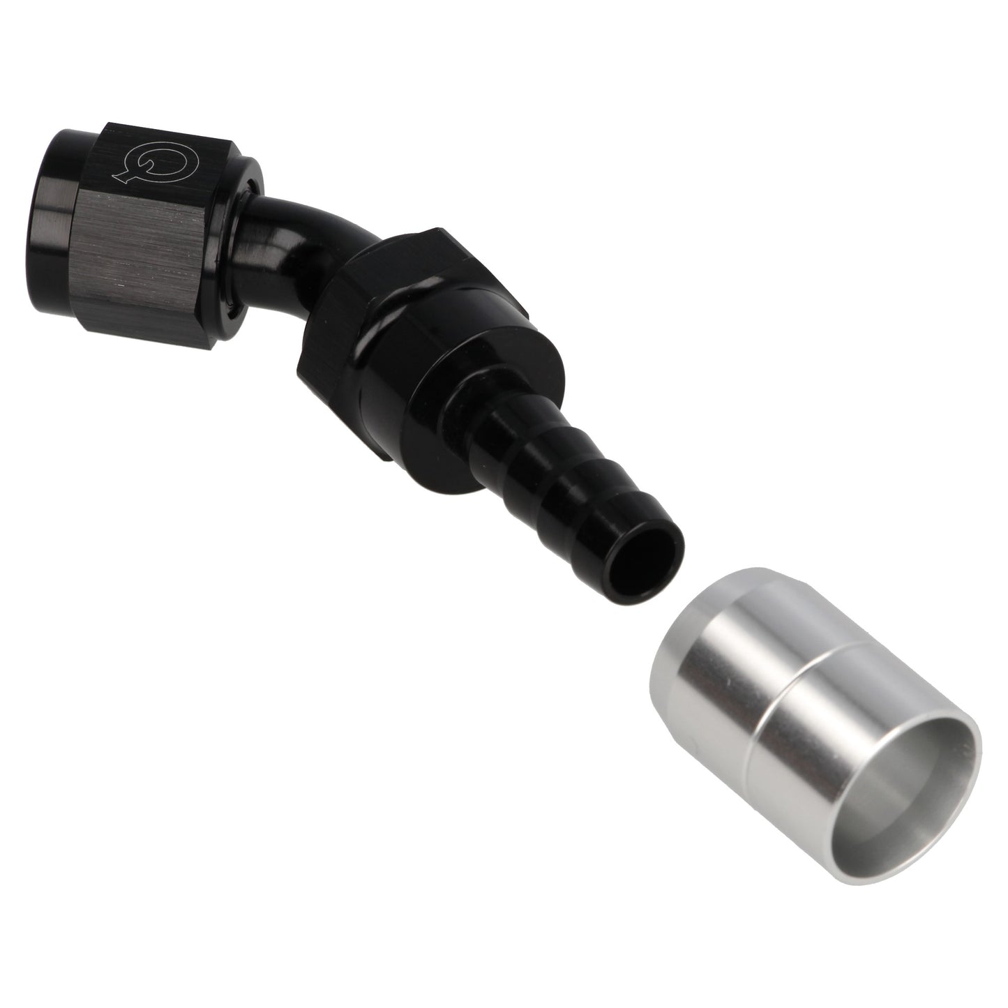 shrink hose adapter 45° AN6