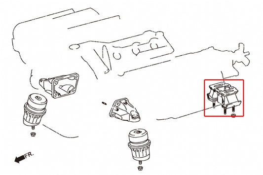 Transmission Mount Lexus, Toyota
