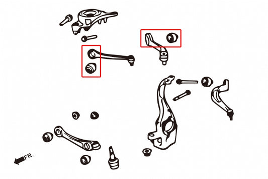 Front Upper Arm Bushing Audi