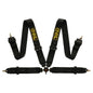 Seat Belt 4-P 3/3 - NON FIA - Black