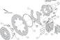 140-12550-D - Wilwood Big Brake Kit - Rear - 291x9mm Cross Drilled - Dynapro Lug Mount Anodized