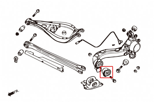 Rear Trailing Arm Bushing Bmw 3 Series, Z4