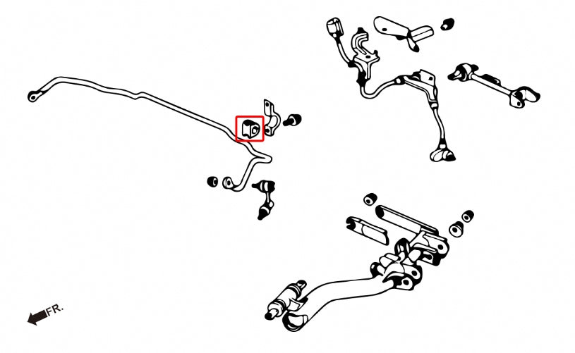 Rear Stabilizer Bushing Honda Civic, Integra