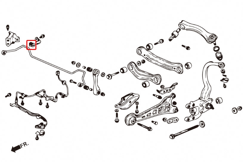 Rear Stabilizer Bushing Honda Accord