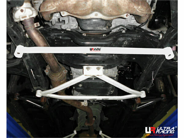 Subaru Outback (BR9) 2.5T 4WD FL 13-14 UltraRacing 2-Point Front Lower Tiebar (2667)