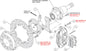 140-5348-BD - Wilwood Big Brake Kit - Rear - 291x9mm Cross Drilled - Dynalite Anodized