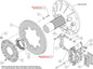 140-15347 - Wilwood Big Brake Kit - Rear - 309x20mm Plain - Dynalite Radial Mount Anodized