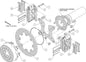 140-14149-D - Wilwood Big Brake Kit - Rear - 286x9mm Cross Drilled - Dynapro Lug Mount Anodized