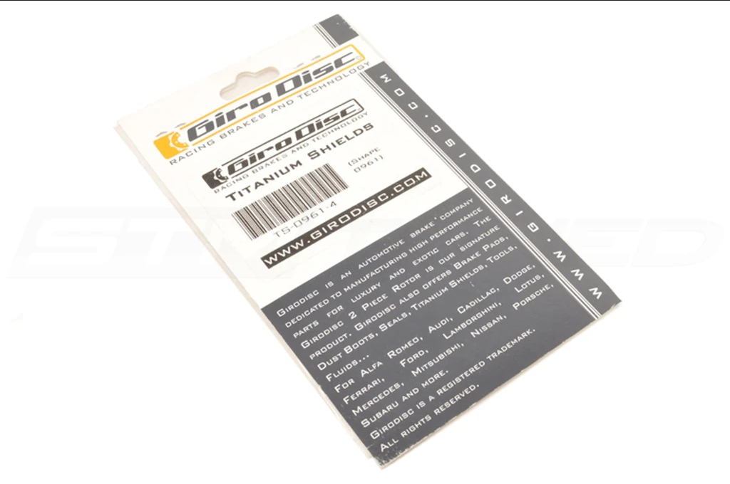 TS-0961-4 - GiroDisc Titanium Backing Plate Kit