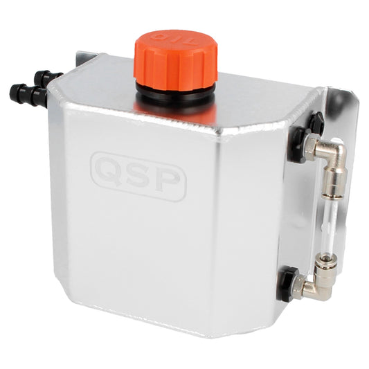aluminum oil catch tank - 1 liter - D10 connection