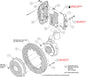 140-13583-D - Wilwood Big Brake Kit - Rear - 355x28mm Curved Slotted & Cross Drilled - AERO4 Black