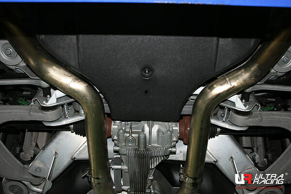 Bentley Continental SS 6.0-W12 4WD Coupe 09-11 UltraRacing 2-Point Rear Lower Bar (2140)