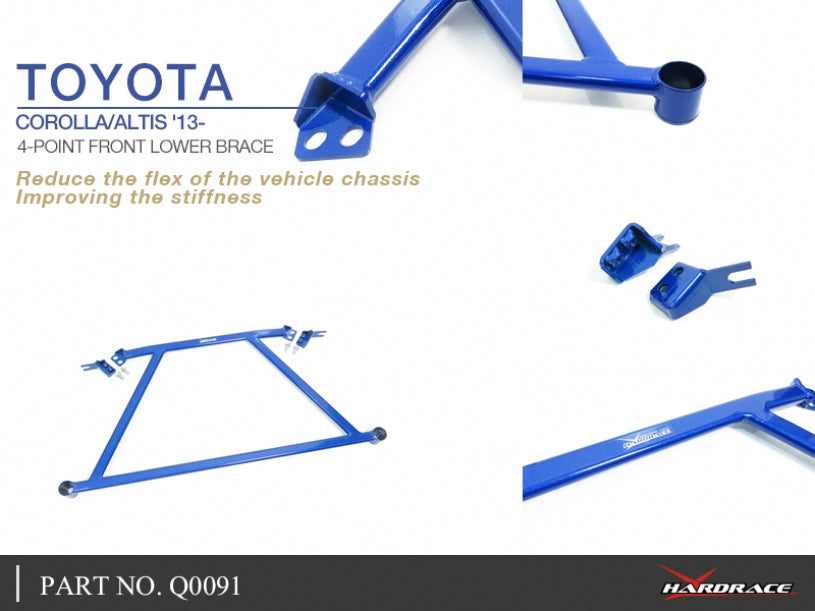 4-point Front Lower Brace Toyota Corolla/altis/auris