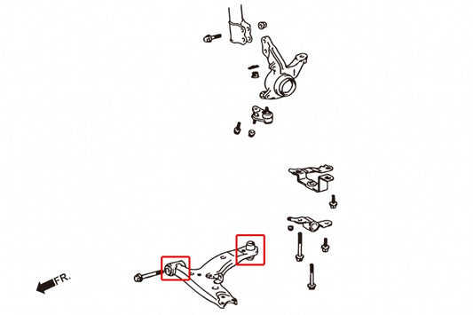 Front Lower Arm Bushing Toyota Corolla/altis/auris
