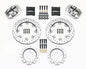 140-5335-ZP - Wilwood Big Brake Kit - Rear - 309x20mm Curved Slotted & Cross Drilled - Billet Dynalite Polished
