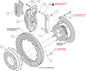 140-9405-D - Wilwood Big Brake Kit - Rear - 407x35mm Curved Slotted & Cross Drilled - TC6 Black