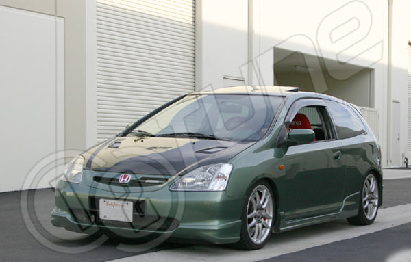 Front Bumperlip ABS Type R (Civic 01-03 3/5dr)