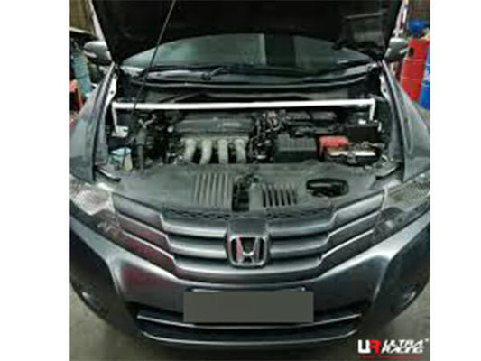 Honda City (GM2) 1.5 2WD 08-14 UltraRacing 2-Point Front Upper Strutbar (688)
