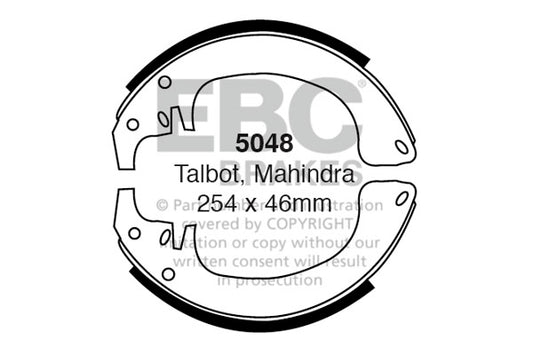 5048 - EBC Brake Shoes;