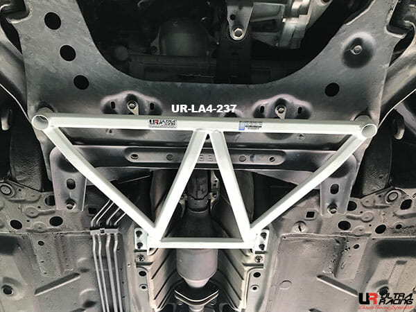 Nissan Cube (Z12) 1.8 08+/Pulsar (C12) 1.6T 11-18/Sentra (B17) 1.8 2WD 13-19/Versa (C11) 1.8 2WD UltraRacing 4P Front Lower Brace (237)