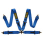 Seat Belt 4-P 3/3 - NON FIA - Blue