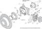 140-13205-DR - Wilwood Big Brake Kit - Rear - 309x20mm Curved Slotted & Cross Drilled - Dynapro Dust-Boot Red