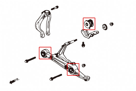 Front Lower Arm Bushing Honda Civic
