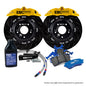 BBK003YEL-1 - EBC Big Brake Kit - Front - 330x28mm Curved Slotted - Apollo-4 Yellow
